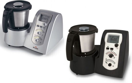 Sirman Mini Cooker Blender Comercial 0.6kW Termomixer Argintiu cu Memorie Internă Recipient 2lt 36x30x29cm