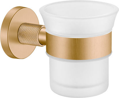 Sanco Dorian 121301-A75 Wall Mounted Glass Brown Cup Holder