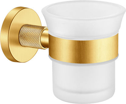 Sanco Dorian 121301-A75 Wall Mounted Glass Brown Cup Holder