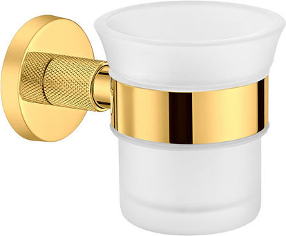 Sanco Dorian 121301-A75 Wall Mounted Glass Brown Cup Holder
