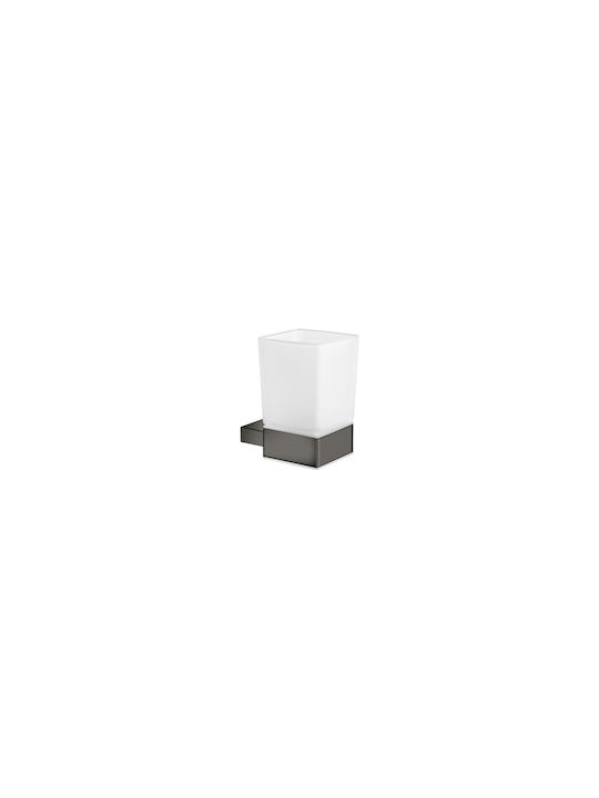 Sanco Monogram Wandmontierte Glas-Getränkehalter Beige