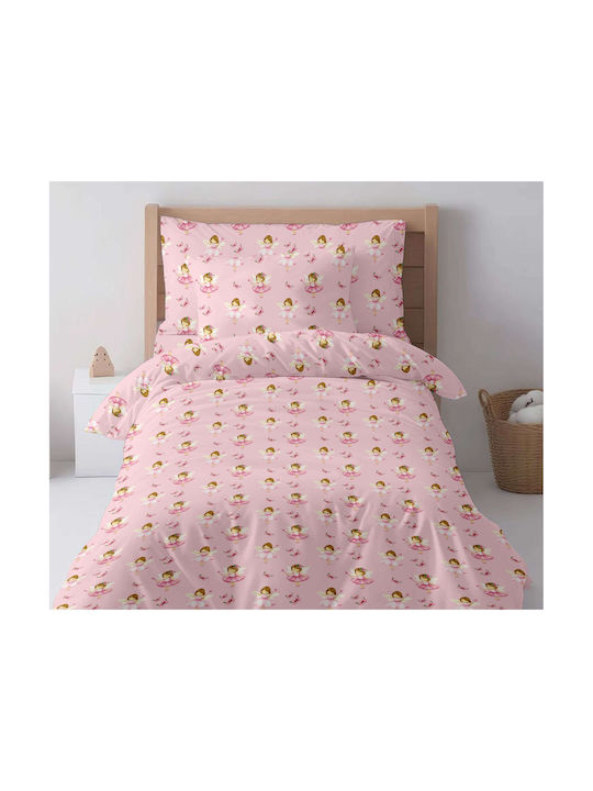Astron Italy Σετ Μονά με Λάστιχο Fairytale Girls 100x200cm Astron Italy Σετ Μονά με Λάστιχο Fairytale Girls 100x200cm