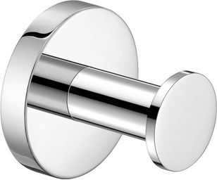 Sanco Gaea Single Bathroom Hook With Screws Silver
