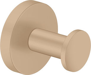 Sanco Gaea Single Bathroom Hook With Screws Silver