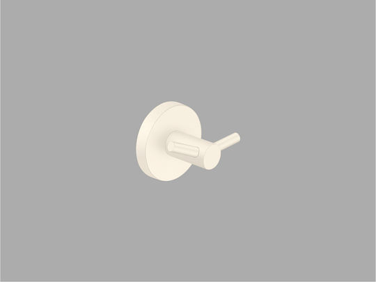 Sanco Ergon Double Bathroom Hook With Screws Bronze