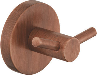 Sanco Ergon Double Bathroom Hook With Screws Bronze