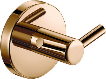 Sanco Ergon Double Bathroom Hook With Screws Bronze