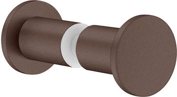 Sanco Glass Double Bathroom Hook With Screws Bronze