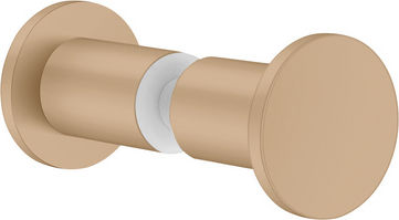 Sanco Glass Double Bathroom Hook With Screws Bronze