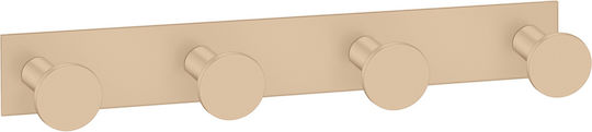Sanco Bath 00684-М101 Кука за Банята 4 Позиции с Винтове Бяла