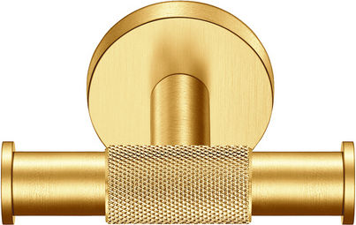 Sanco Dorian 121318-M102 Double Bathroom Hook With Screws Silver