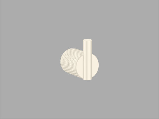 Sanco Lithos Single Bathroom Hook With Screws Bronze