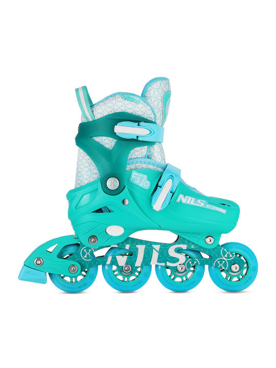 Nils Inline Αυξομειούμενα Rollers Τιρκουάζ Ενηλίκων/Παιδικά