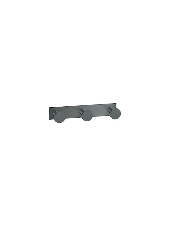 Sanco Bath 00683-M25 Cârlig Triplu Suport Prosoape Montat Pe Perete Cu Șuruburi Bronz
