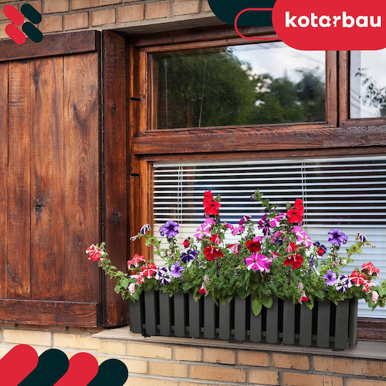 Kotarbau Wooden Gray Flower Pot 60cm