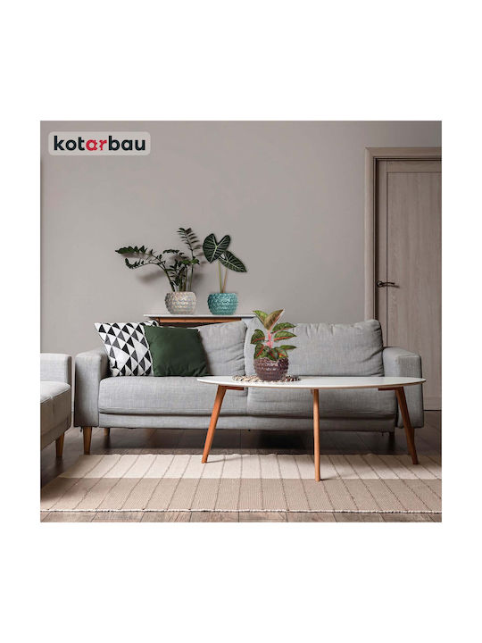 Kotarbau Set 2 Ghivece Ceramice Turcoaz