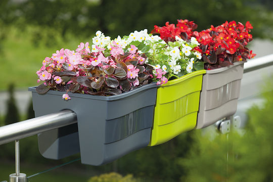 Form Plastic Ghiveci De Flori Din Plastic Verde Închis 20 Cm