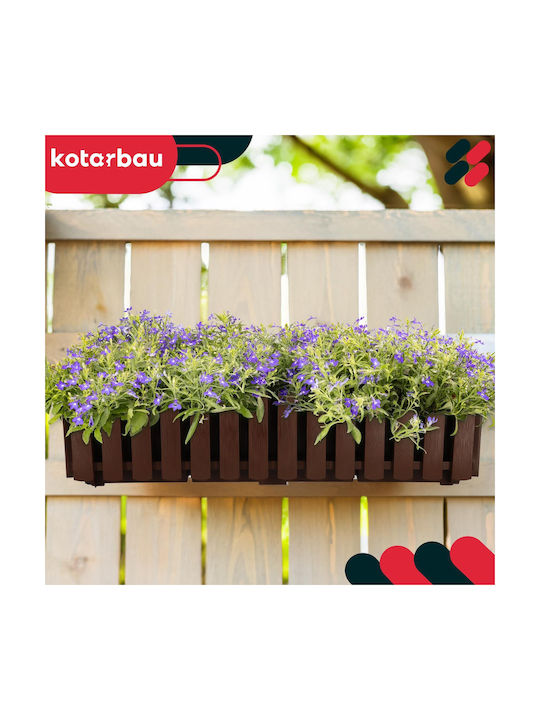 Kotarbau Set 2 Blumenkasten Hölzernes Braune