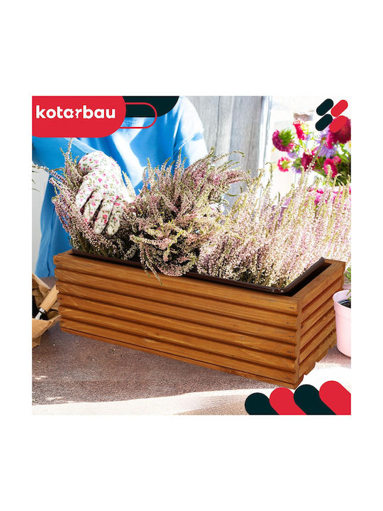 Kotarbau Kotarbau Hölzernes Blumenkasten Eiche 20x20cm