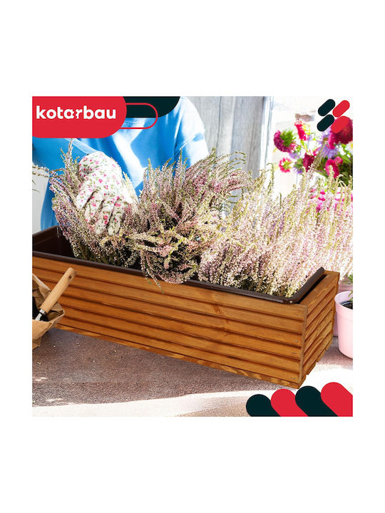 Kotarbau Ζαρντινιέρα Ξύλινη Oak 20x20εκ.