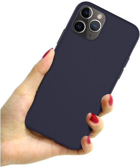 Flippy Schutzhülle Kompatibel Apple iPhone 13 Pro Matt Dunkelblau TPU