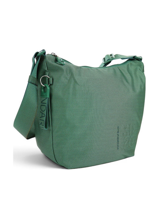 Fabric Women's Shoulder Bag Green