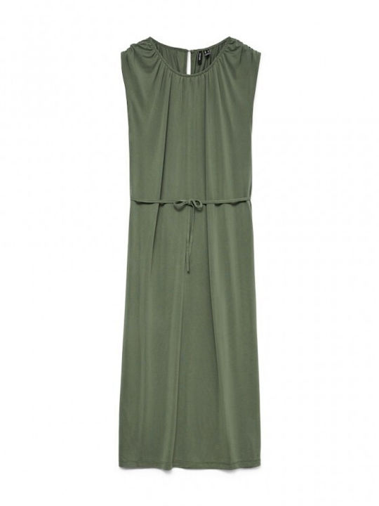 Summer Midi Dress Green