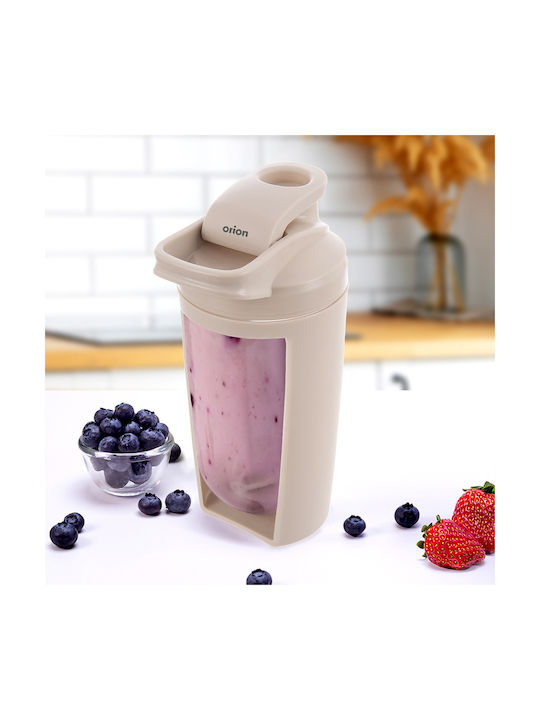 Orion Shaker Πρωτεΐνης 700ml Πλαστικό Μπεζ