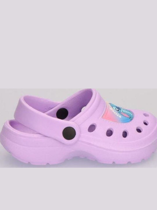 Stitch Παιδικά Σαμπό Θαλάσσης Λιλά