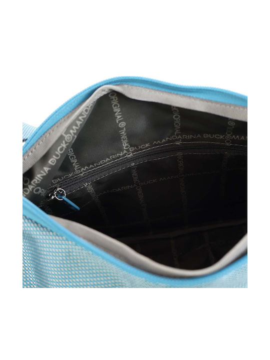 Fabric Women's Shoulder Bag Blue