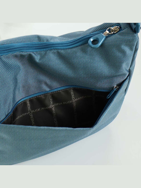 Fabric Women's Shoulder Bag Blue