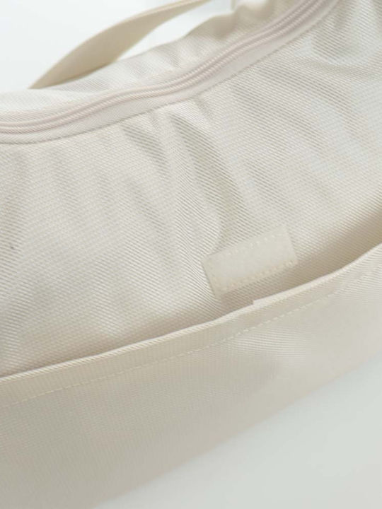 Fabric Women's Shoulder Bag White