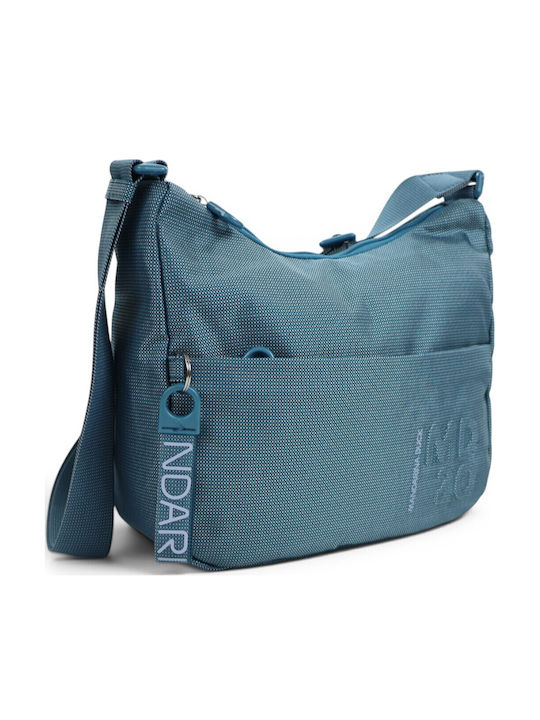 Fabric Women's Shoulder Bag Blue