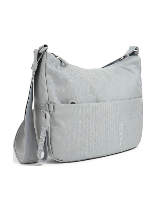 Fabric Women's Shoulder Bag Grey