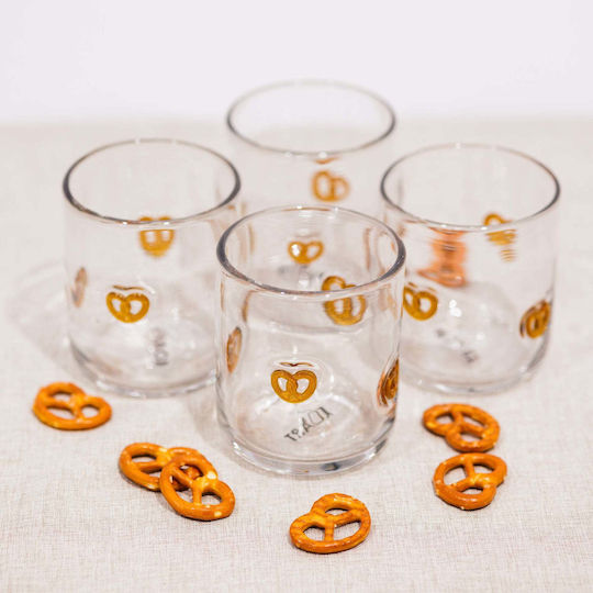 Koart Pretzel Set Brillen aus Glas 420ml KOART-PRETZEL-Set 4Stücke