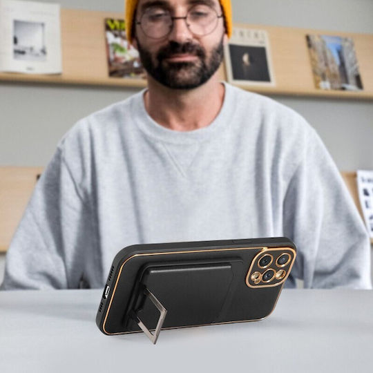 Flippy 3 În 1 Accesoriu Telefon Încărcător Wireless Magsafe Wallet Stand Negru