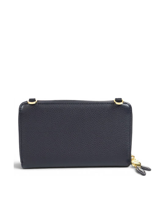 Leather Women's Envelope Blue