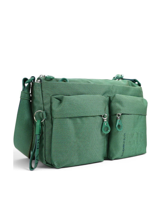 Fabric Women's Shoulder Bag Green