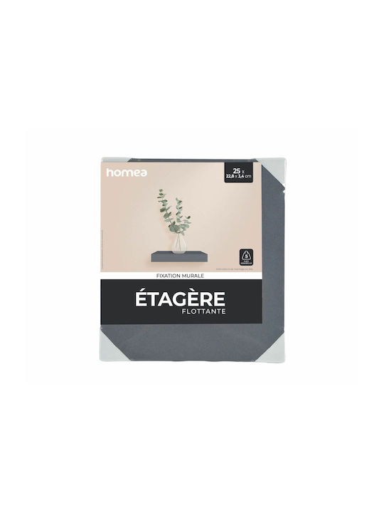 Ράφι Τοίχου με LED Antracite Grey 25x22.8x3.4εκ.
