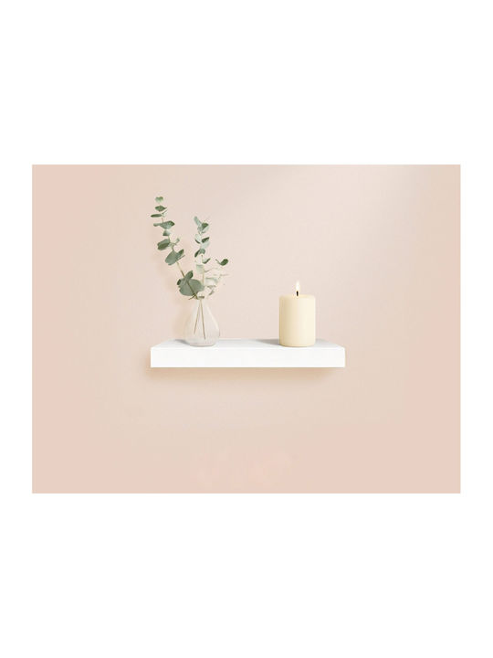 Ράφι Τοίχου Floating White 50x22.8x3.4εκ.