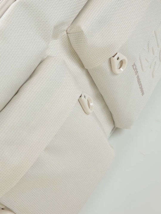 Fabric Women's Shoulder Bag White