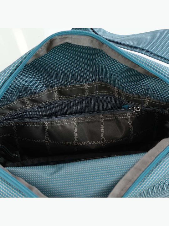 Fabric Women's Shoulder Bag Blue