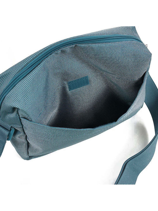 Fabric Women's Shoulder Bag Blue