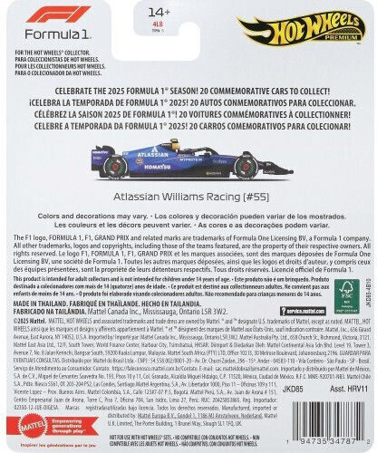 Mattel Premium Αυτοκινητάκι Formula 1