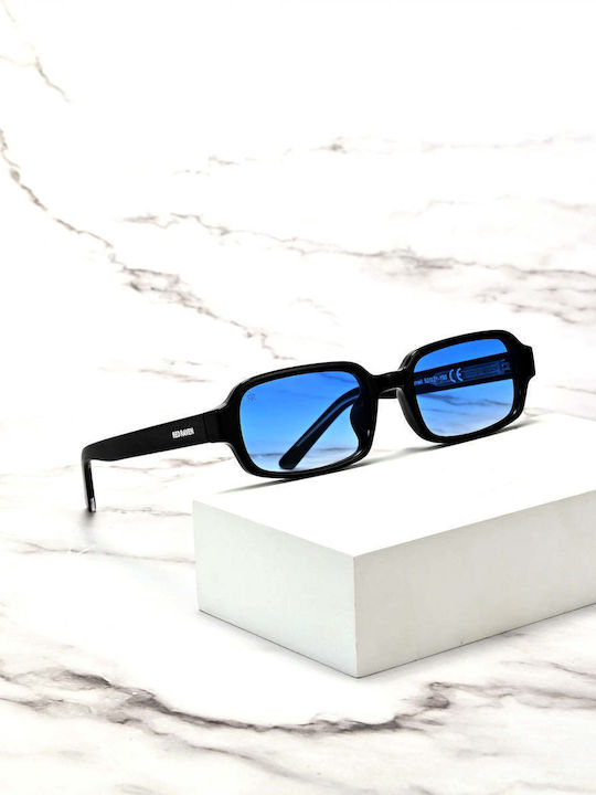 Red Raven Farrell Unisex Sunglasses with Blue Frame and Blue Polarized Lens rd-000093-BLUE-