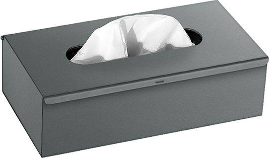 Sanco Tissue Box Wall Mounted White Tissue Holder 13x25x7.5cm 00102-M101