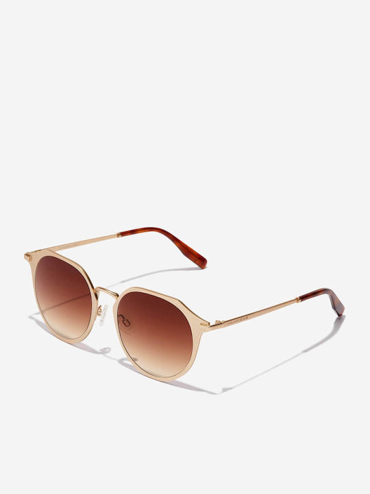 Hawkers Warwick Unisex Γυαλιά Ηλίου με Χρυσό Μεταλλικό Σκελετό και Χρυσό Φακό