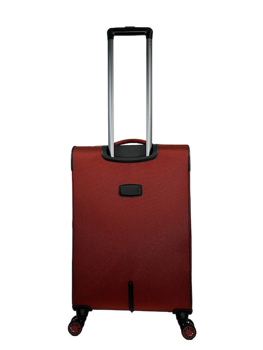 RCM Μεσαία Βαλίτσα Ταξιδίου Υφασμάτινη Rust Red Ύψους 66εκ.