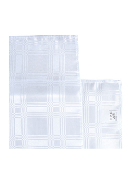 Excellent Houseware Stain Resistant White Tablecloth 130x180cm