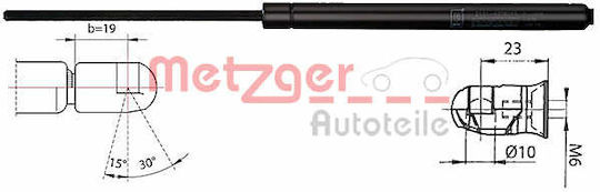 Metzger Амортисьор За Багажник 2110536